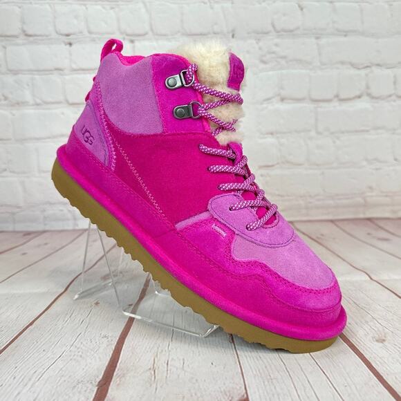 Ugg Highland Hi Heritage Raspberry Sorbet Boots Shoes Girls Size 6/Women’s Sz 7 - Picture 1 of 12
